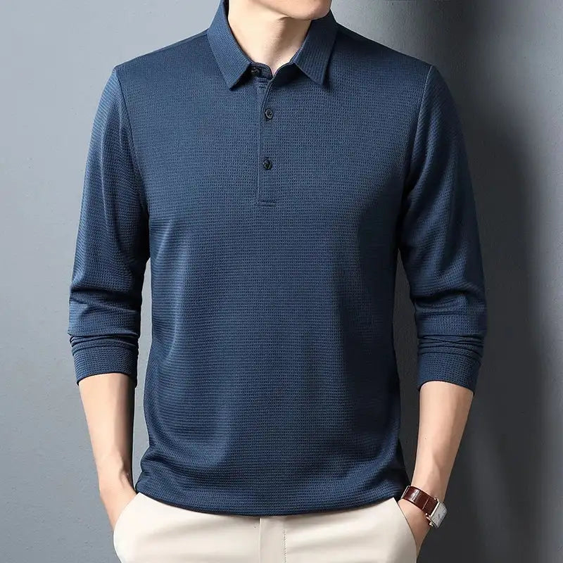 Men's Long Sleeve Polo Shirt