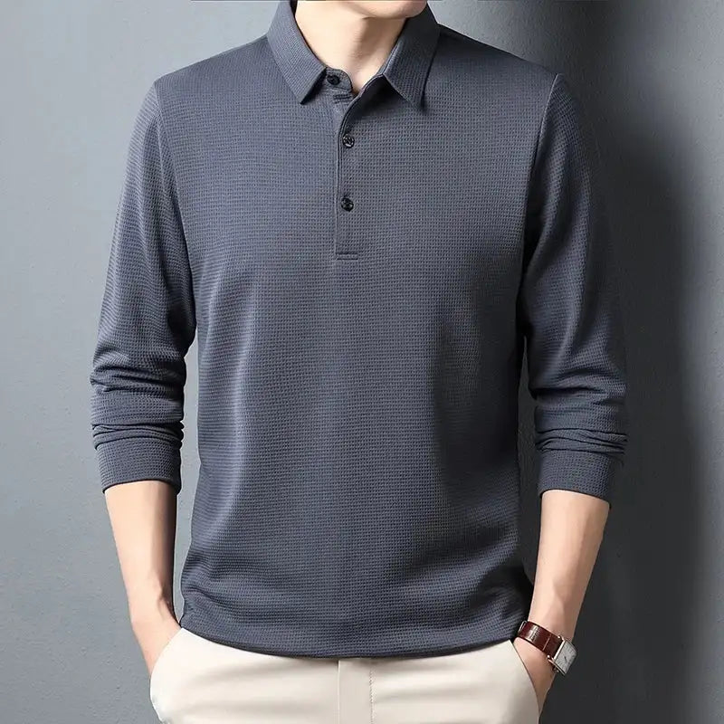 Men's Long Sleeve Polo Shirt