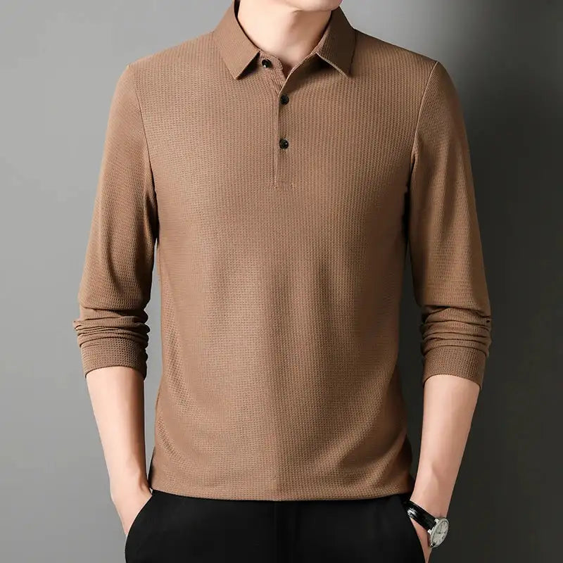 Men's Long Sleeve Polo Shirt