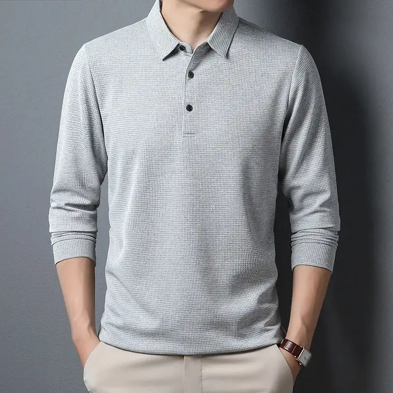 Men's Long Sleeve Polo Shirt