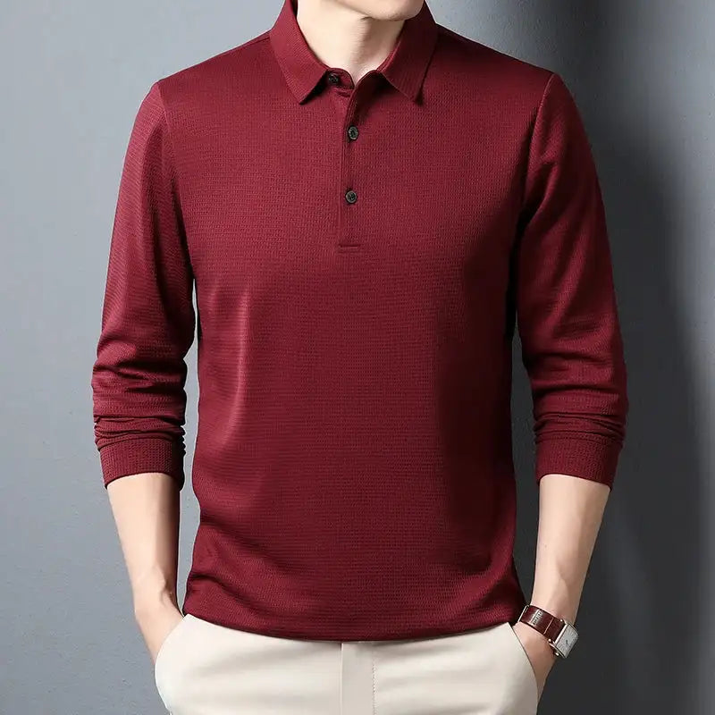 Men's Long Sleeve Polo Shirt