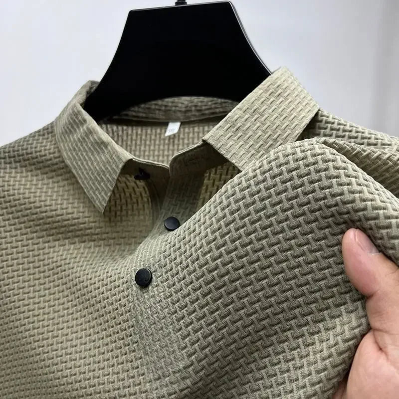 Men's Ice Silk Hollow Polo Shirt – BUY 1 GET 2