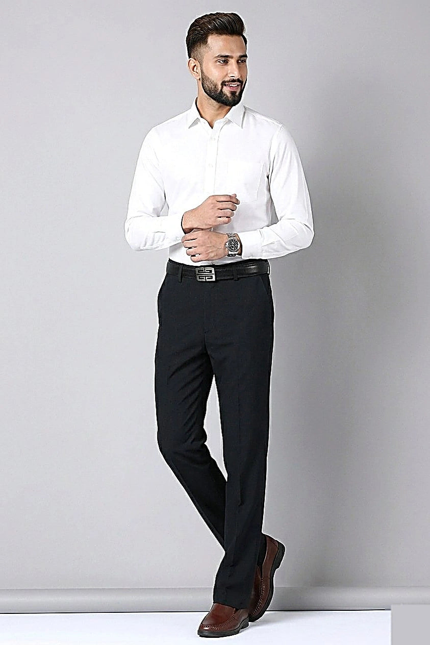 Men’s Tailored Comfort Dress Pants – Buy 1 Get 2 | Elegant Stretch Business Trousers
